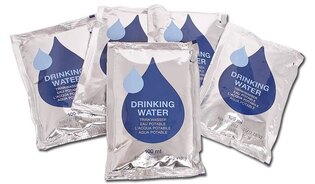Emergency Drinking Water in Sachets 5×100 ml MSI